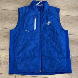 Zero Restriction Golf Vest Men's XL Primaloft Insulated Lightweight Hybrid Blue